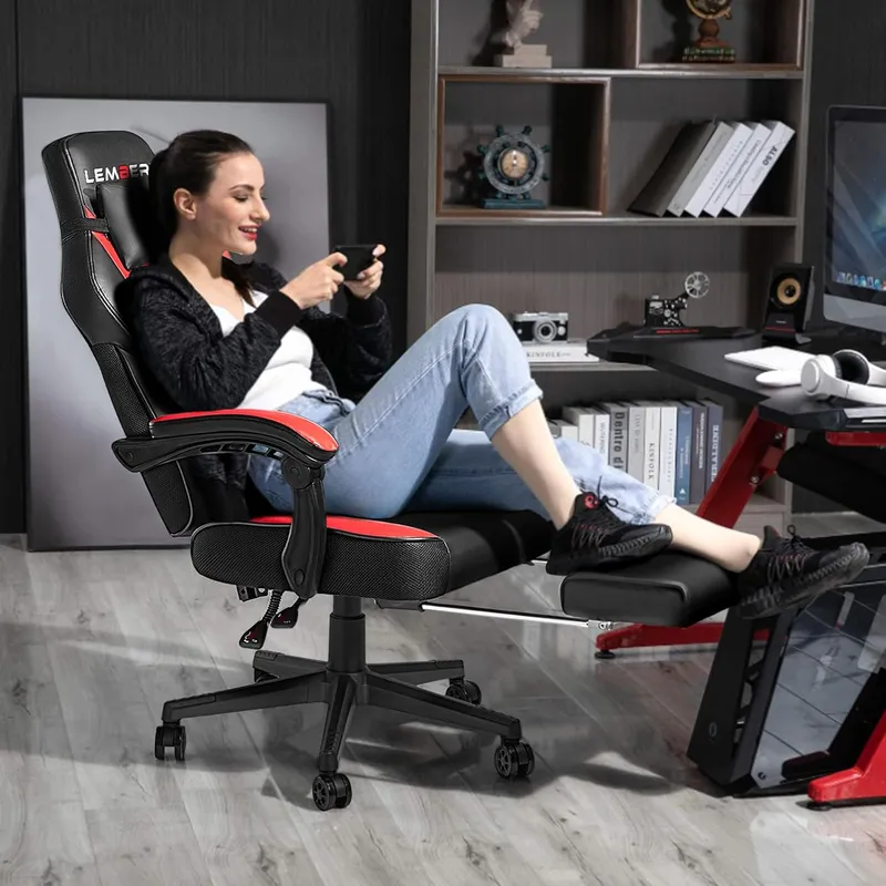 LEMBERI Big and Tall Gamer Chair for Adults